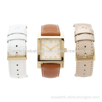 Watch Gift Set, Changeable Strap and Bezel, Japanese Movement, Water-resistant